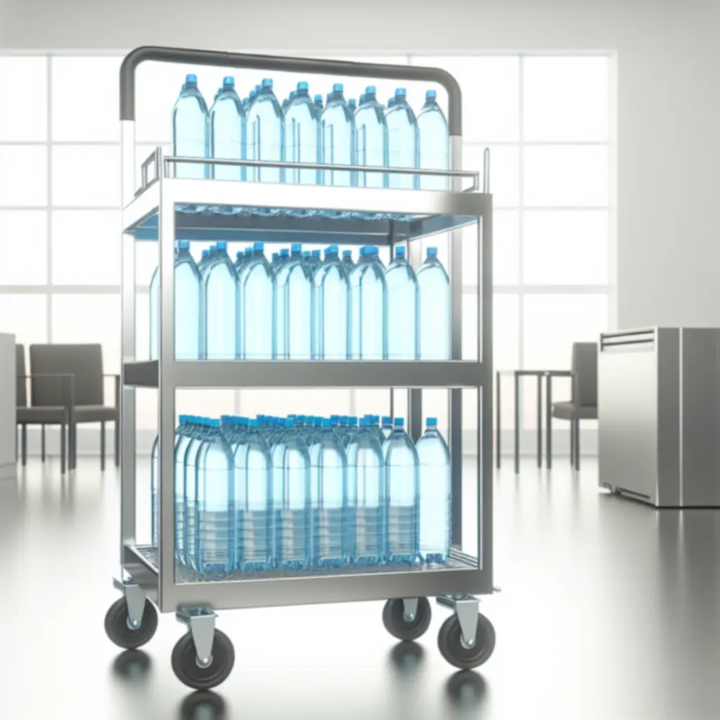 Mobilny regał na butle z wodą Aquaville