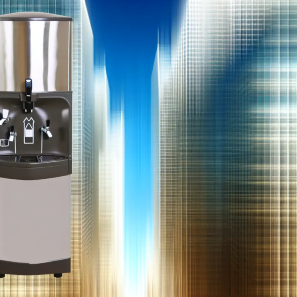 Zbliżenie na panel sterowania bestsellerowego dystrybutora Aquaville